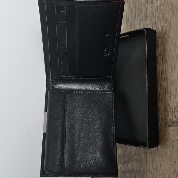 Steve Madden Charcoal GENUINE Leather Wallet RFID protrcted - Picture 4 of 6